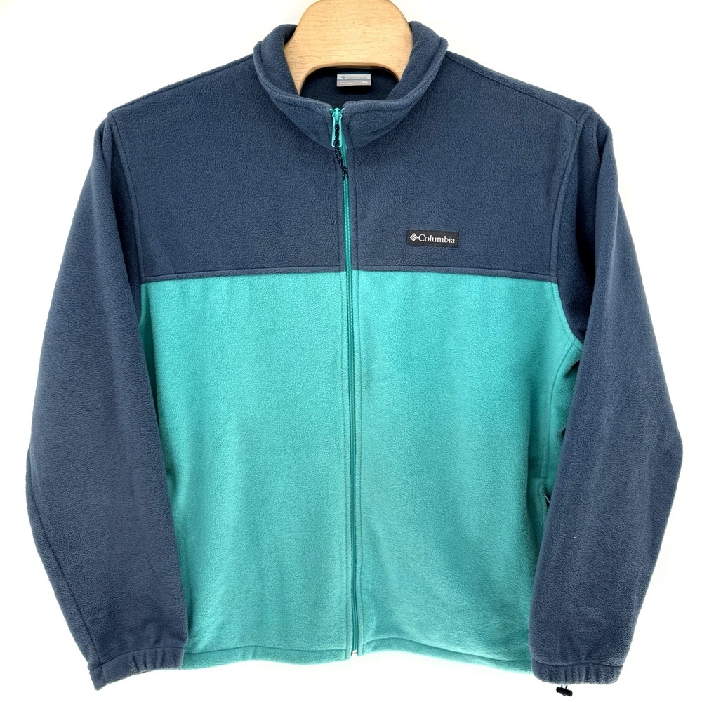 Columbia Jacket Women's XXL Casual Zip Soft Fleece Outdoor Pockets Multicolor
